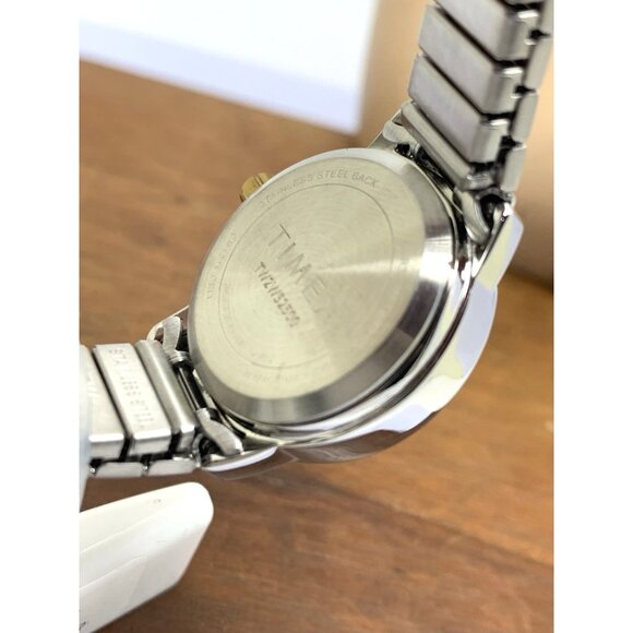 Timex Women\'s Watch TW2W52500 Quartz Indiglo White Dial Two Tone Steel 25mm main image 7